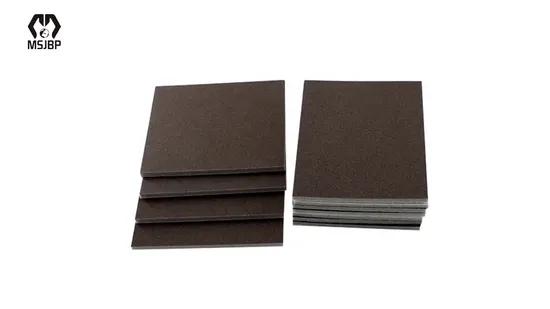 Esponja de pulido abrasiva para muebles de bloque de lijado manual