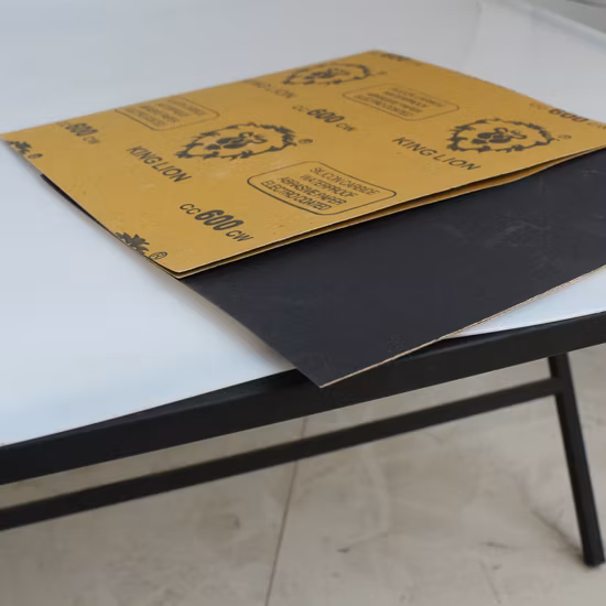 Papel de lija abrasivo de carburo de silicio húmedo y seco de buena calidad