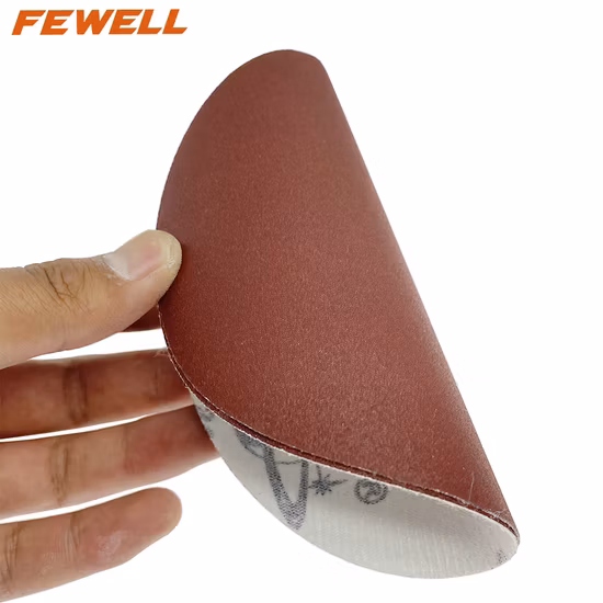 Disco de lijado de grano 240 rojo de 150 mm, 6 ′, herramientas abrasivas, papel de lija resistente al agua para pulir y moler madera de acero inoxidable